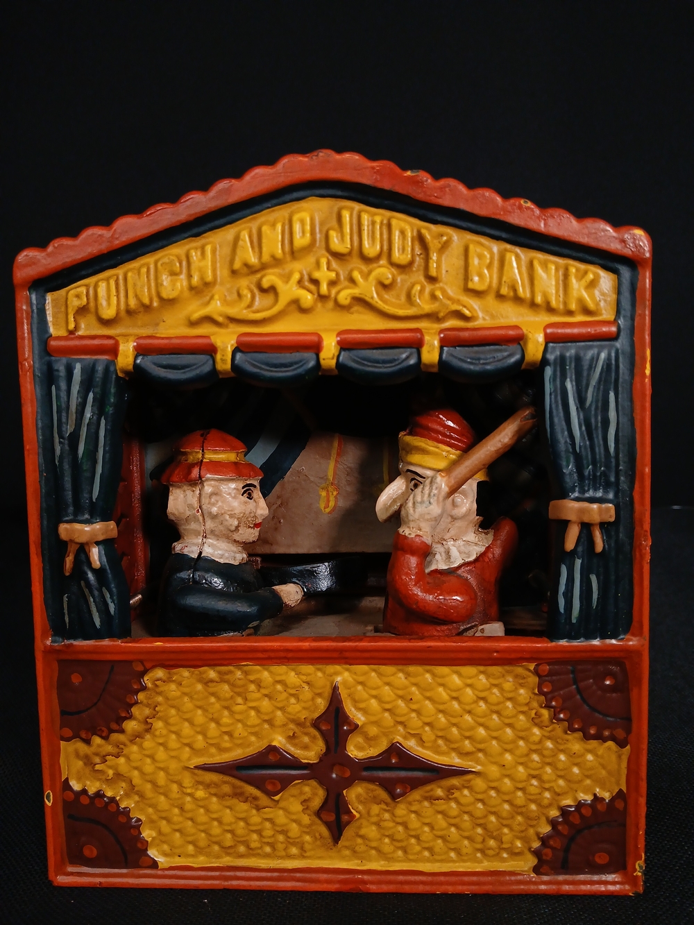 Punch and Judy Cast Iron Mechanical Bank